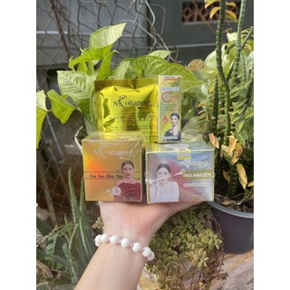 Kem face nhân sâm + serum skin care + kem face nám đêm ncollagen