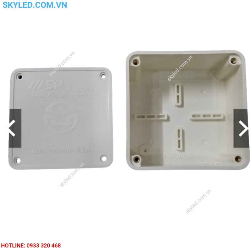 Hộp Nối Dây Âm Tự Chống Cháy E265A/2-E265A/23-265A/3-E265A/33 SINO