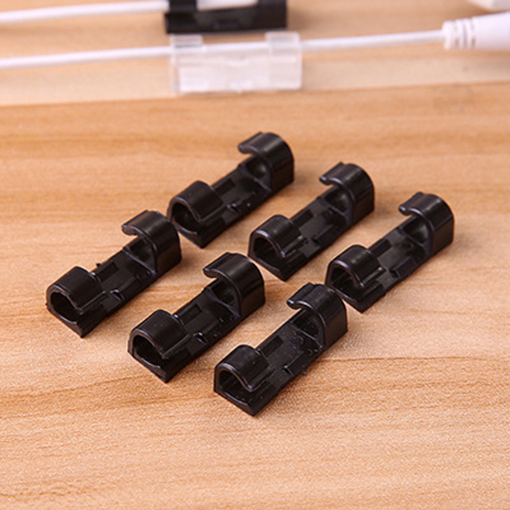 Bộ 20 Giá Đỡ Cố Định Dây Cáp Sạc Tự Dính Tiện Lợi