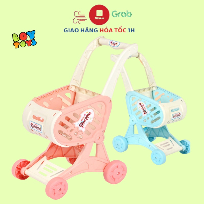 Đồ chơi xe đẩy siêu thị mini cao cấp cho bé thỏa sức vui chơi