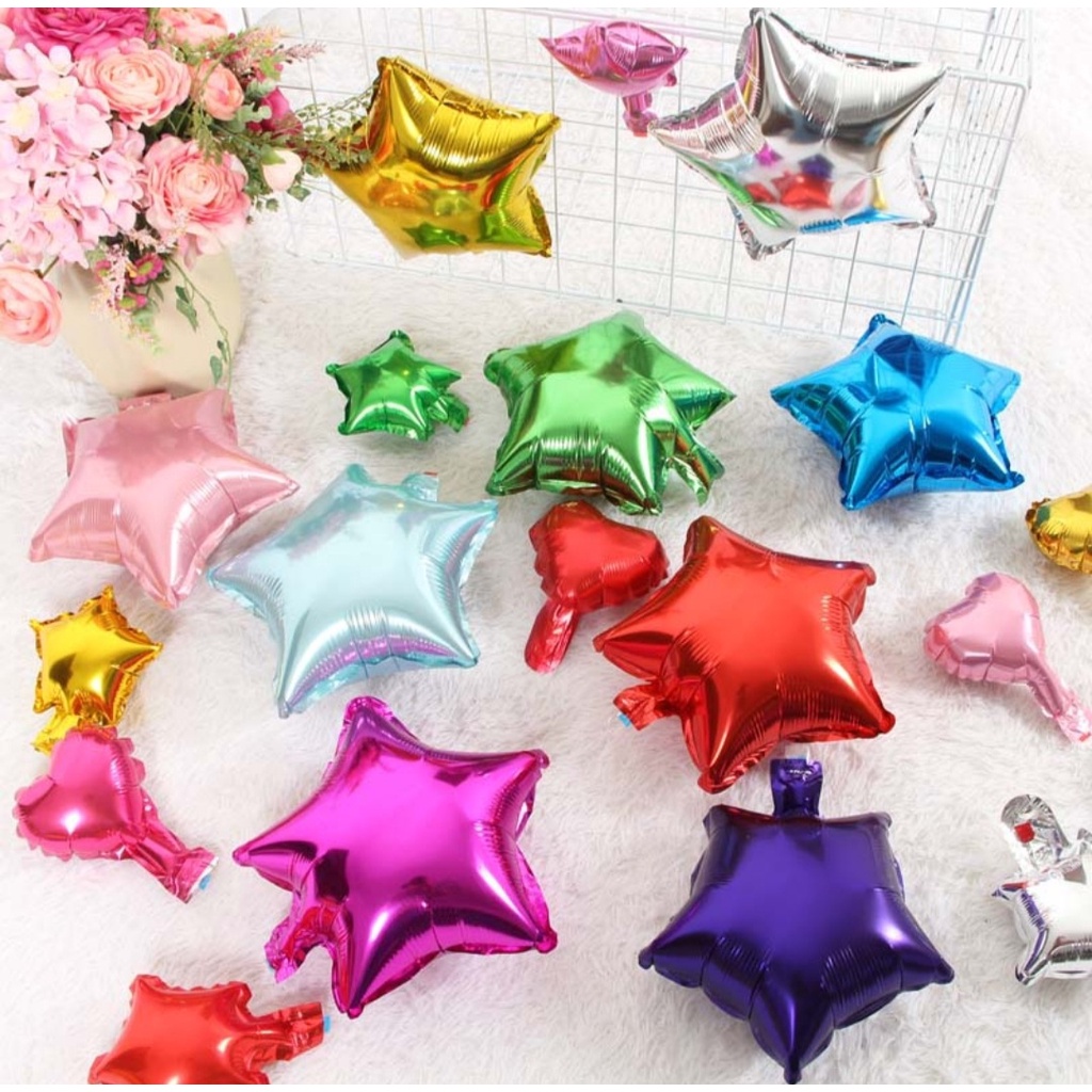 Bóng bay ngôi sao 5 cánh 18inch trang trí sinh nhật - BiBo baby