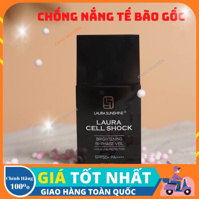 Chống Nắng Tế Bào Gốc - Cell Shock Brightening- Laura Sunshine Nhật Kim Anh