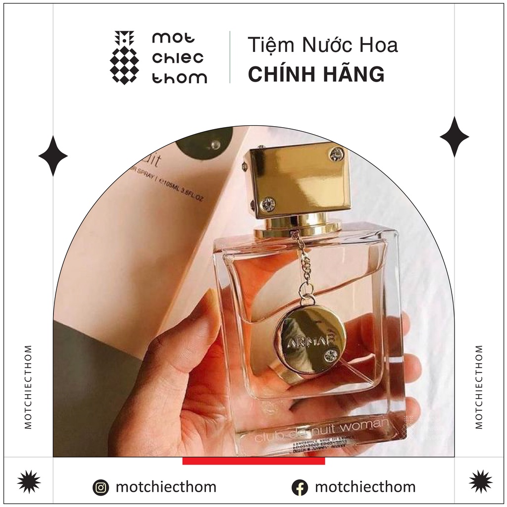 Nước hoa chiết chĩnh hãng nữ 10ml Club De Nuit Women