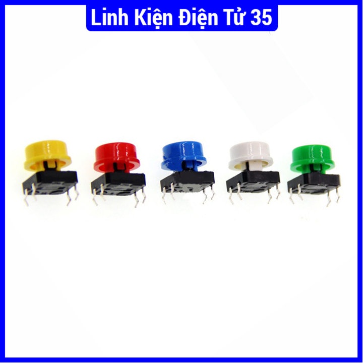 Nút nhấn 4 chân 12x12x7.3mm dùng làm nút reset hoặc nút nguồn...siêu rẻ siêu uy tín