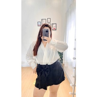 SET ÁO VẠT CHÉO QUẦN NƠ