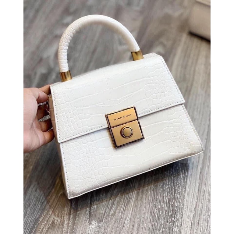 Túi xuất dư CNk khóa tròn quai xách siêu xinh