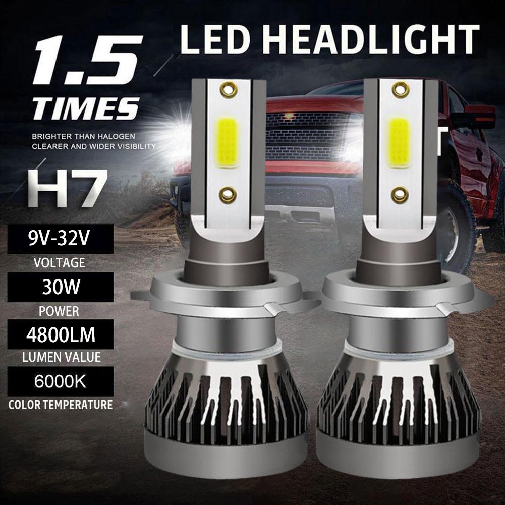 Đèn Pha Led H7 200W 20000LM D5K7 Chất Lượng Cao Cho Xe Hơi
