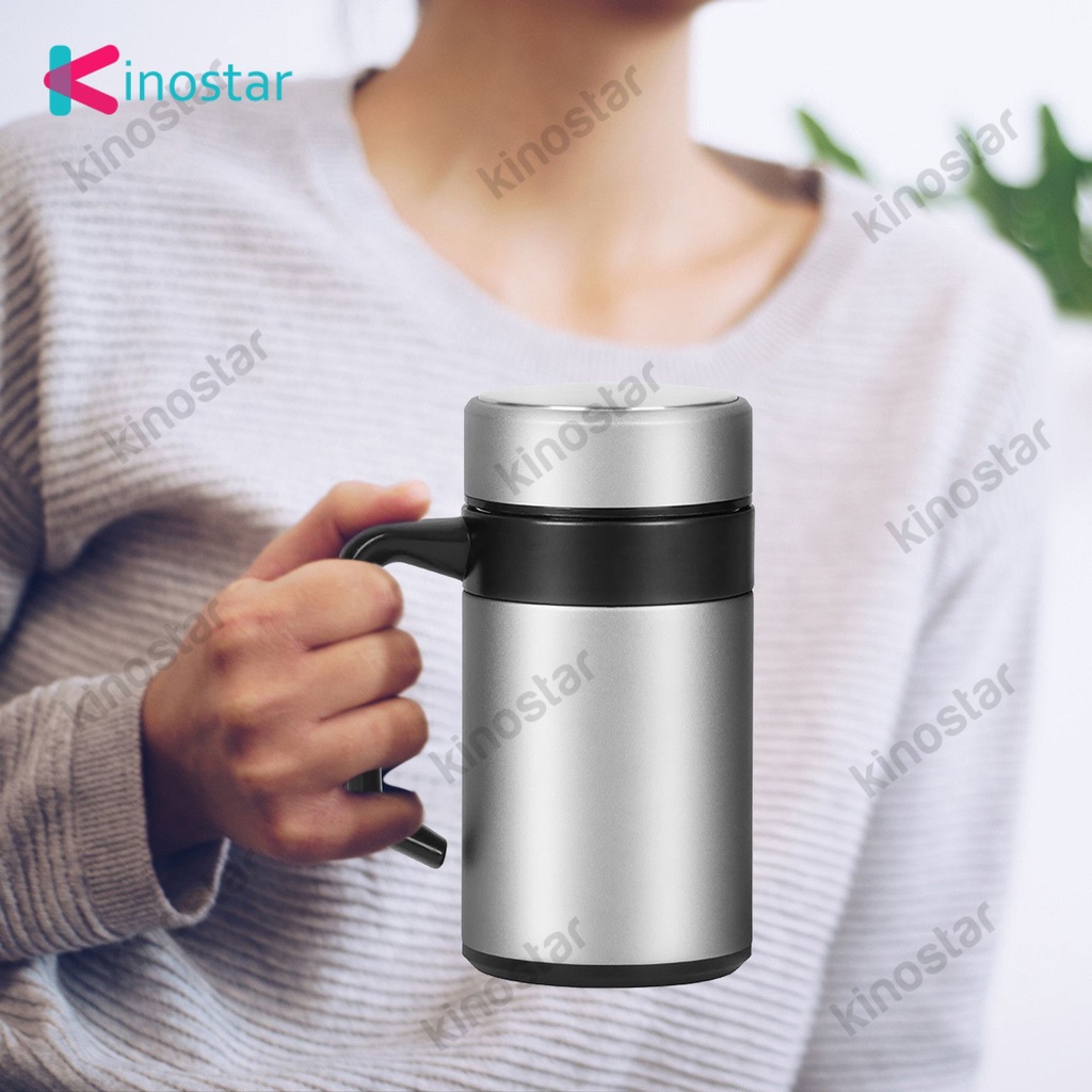 Cốc Cà Phê/Cốc Bia Bằng Thép Không Gỉ 500Ml Với Vẻ Đẹp Cao Cấp Thời Trang Tươi Mới Và Đơn Giản Cho Văn Phòng/Gia Đình.