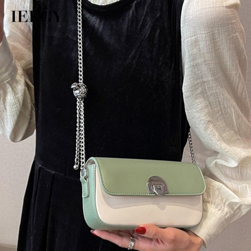 Túi Đeo Chéo Màu Sắc retro Đơn Giản Cho Nữ