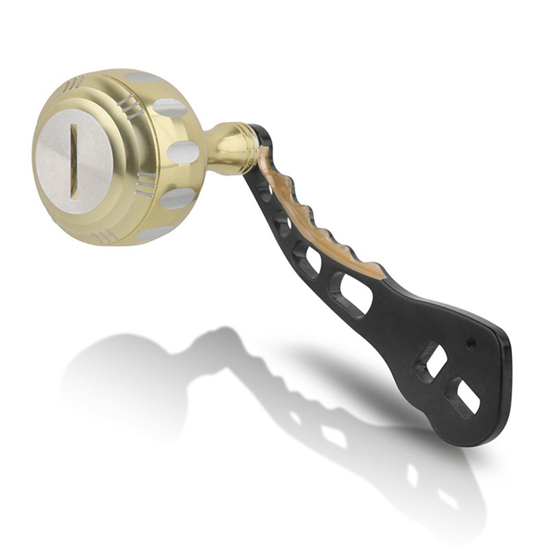 1 Cặp Tay Quay Máy Câu Cá Bằng Kim Loại Titan Màu Sắc