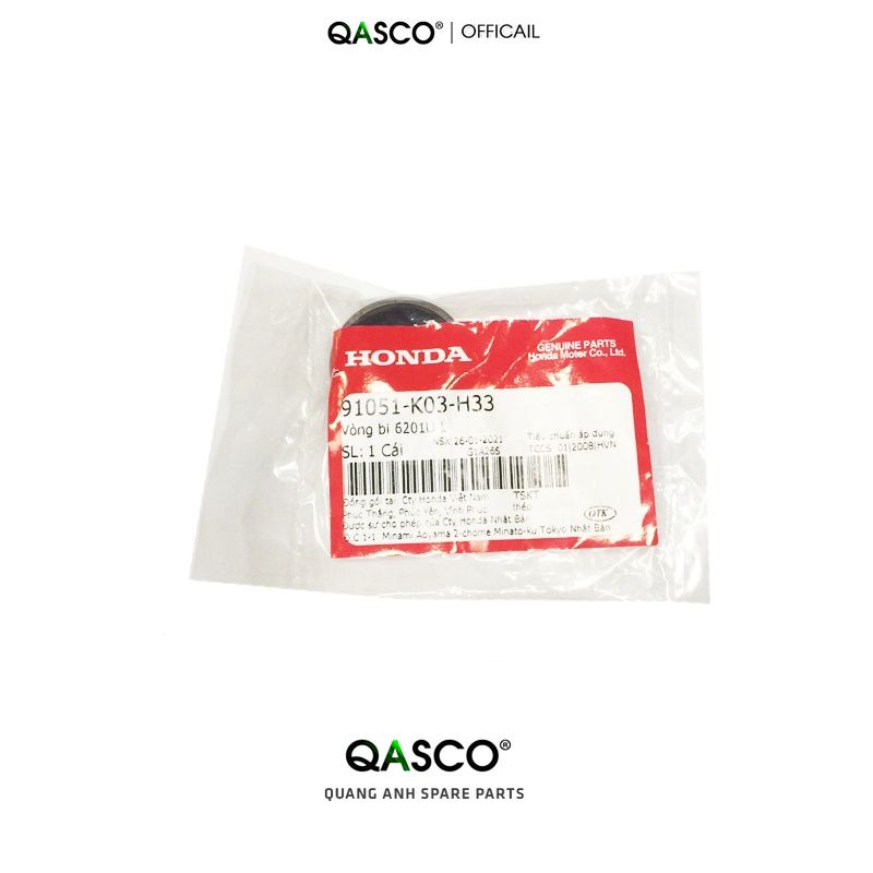 (91051K03H33)Vòng bi HONDA 6201U L (10C 3R)