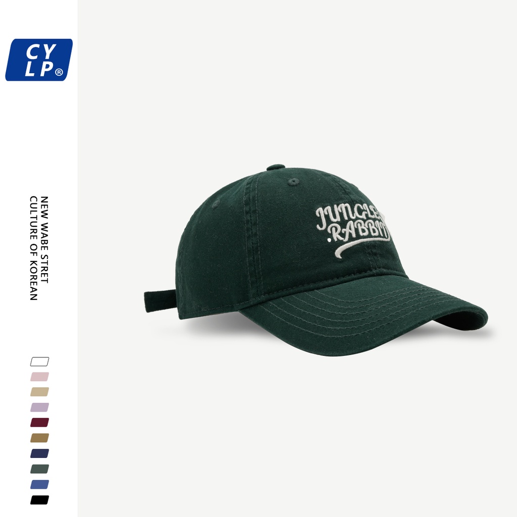 Mũ Lưỡi Trai Thêu Chữ Phong Cách Hàn Quốc Thời Trang Cho Cặp Đôi