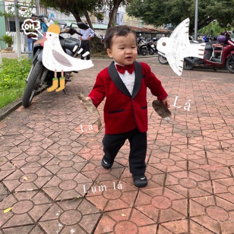 Vest Nhung cho bé trai