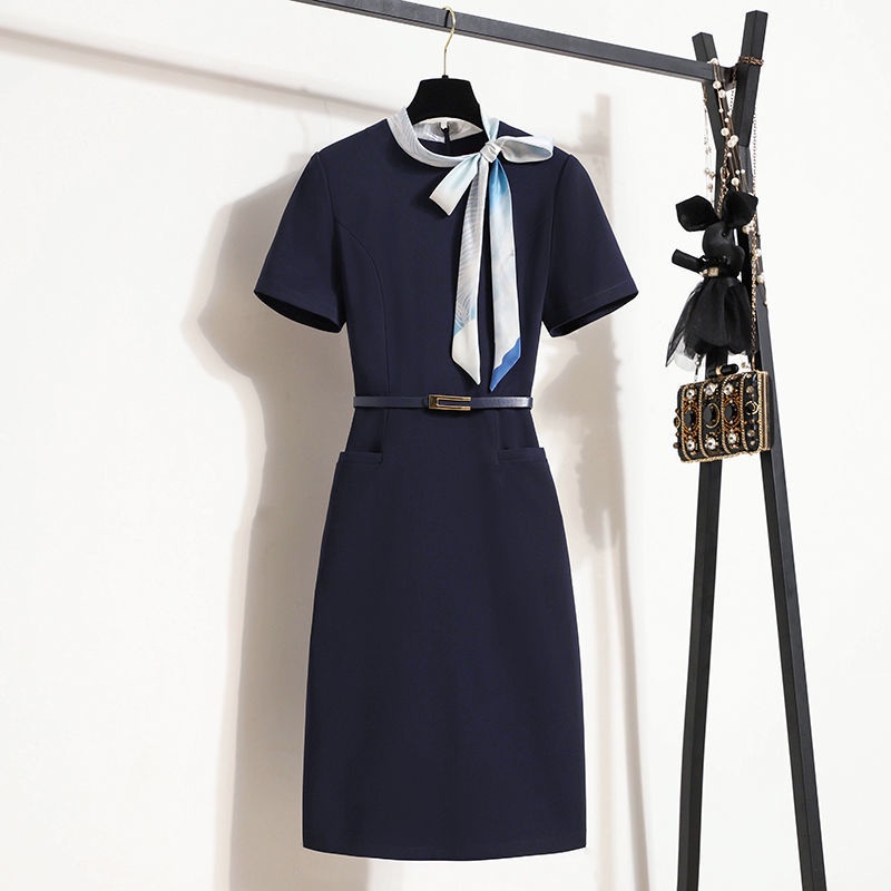 ❁ ✳♤☽Chuyên nghiệp mặc váy đồng phục tiếp viên hàng không khách sạn cao cấp quầy lễ tân áo liền quần thẩm mỹ viện văn ph | BigBuy360 - bigbuy360.vn
