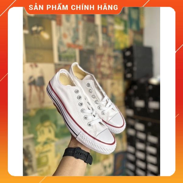 Real - Giày converse classic trắng cổ thấp