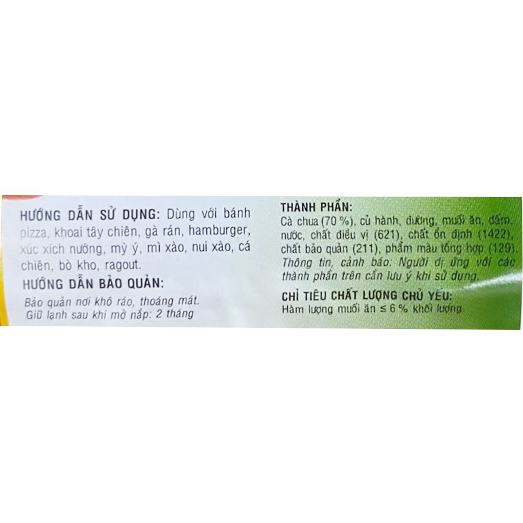 Tương Cà Cholimex 270Gr  - Nguyên liệu gia vị nấu ăn phổ biến hàng ngày - Ketchup 270g