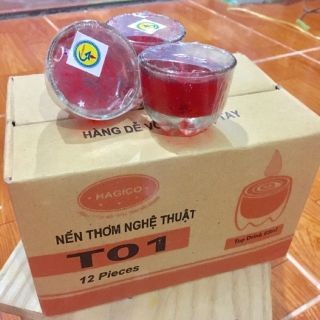 Set 2 Cốc Nến Thơm Đặt Bàn Thờ Loại Bé