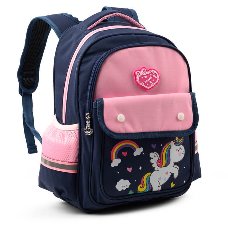 Balo học sinh Mr Vui BLH912 phù hợp cho bé lớp 1-3 (37 x 28 x 14 cm)