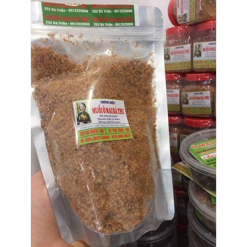 Muối ômai bà Thu túi zip chính hãng