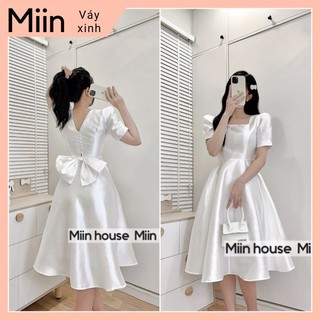 váy công chúa cut out nơ lưng