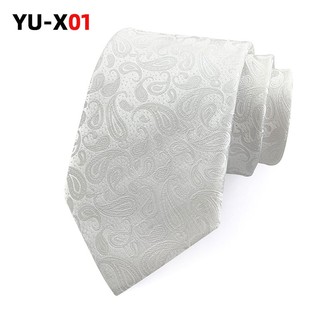 Cà Vạt Lụa 8cm In Hoa Thời Trang Lịch Lãm Cho Nam