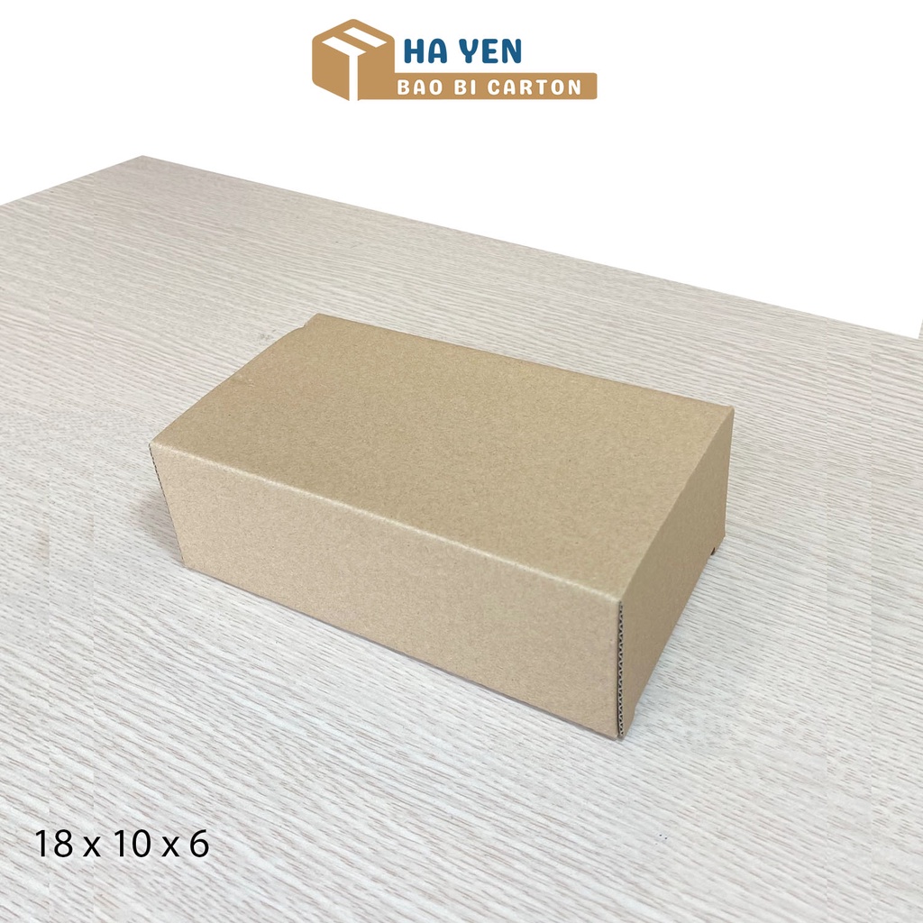 18 x 10 x 6 cm - 1 Hộp carton nắp gập 18 x 10 x 6 cm