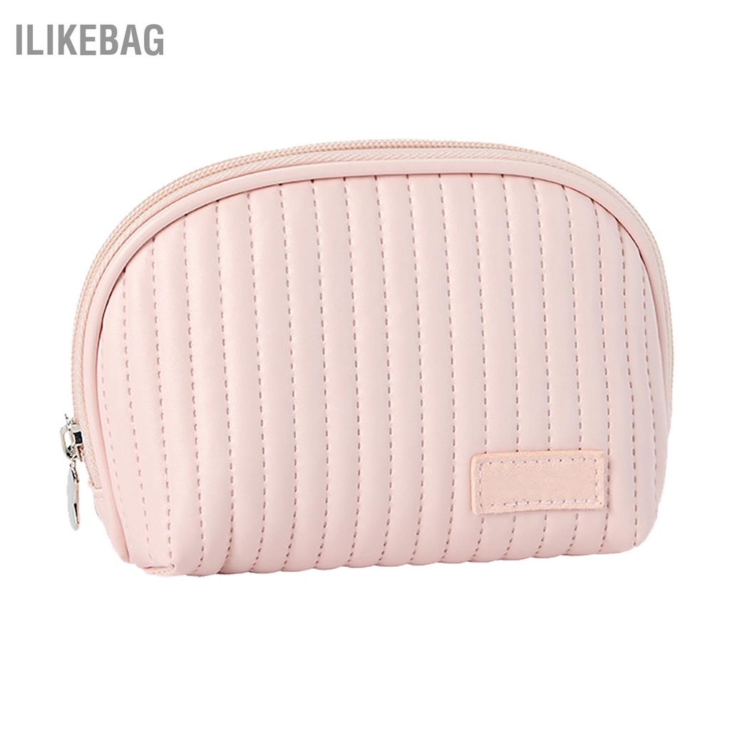 Túi Da PU Đựng Đồ Trang Điểm / Son Môi Sức Chứa Lớn Tiện Dụng Khi Đi Du Lịch