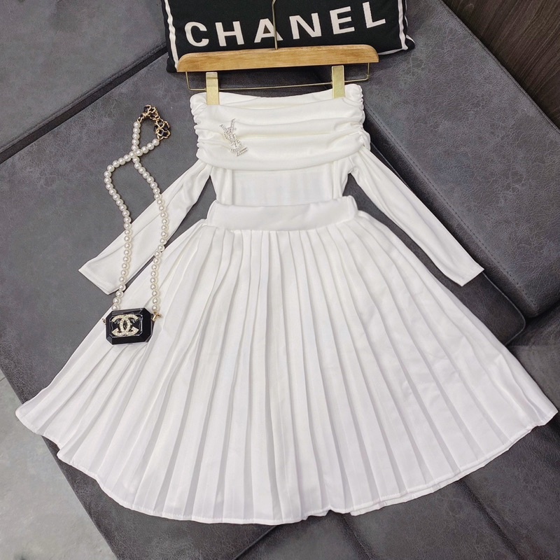 SET VÁY VANI DẬP LY PHỐI ÁO BẸT VAI SANG CHẢNH CHO GÁI YÊU 17-42KG. HÀNG MỚI VỀ CÓ SẴN SHOP GIAO NGAY
