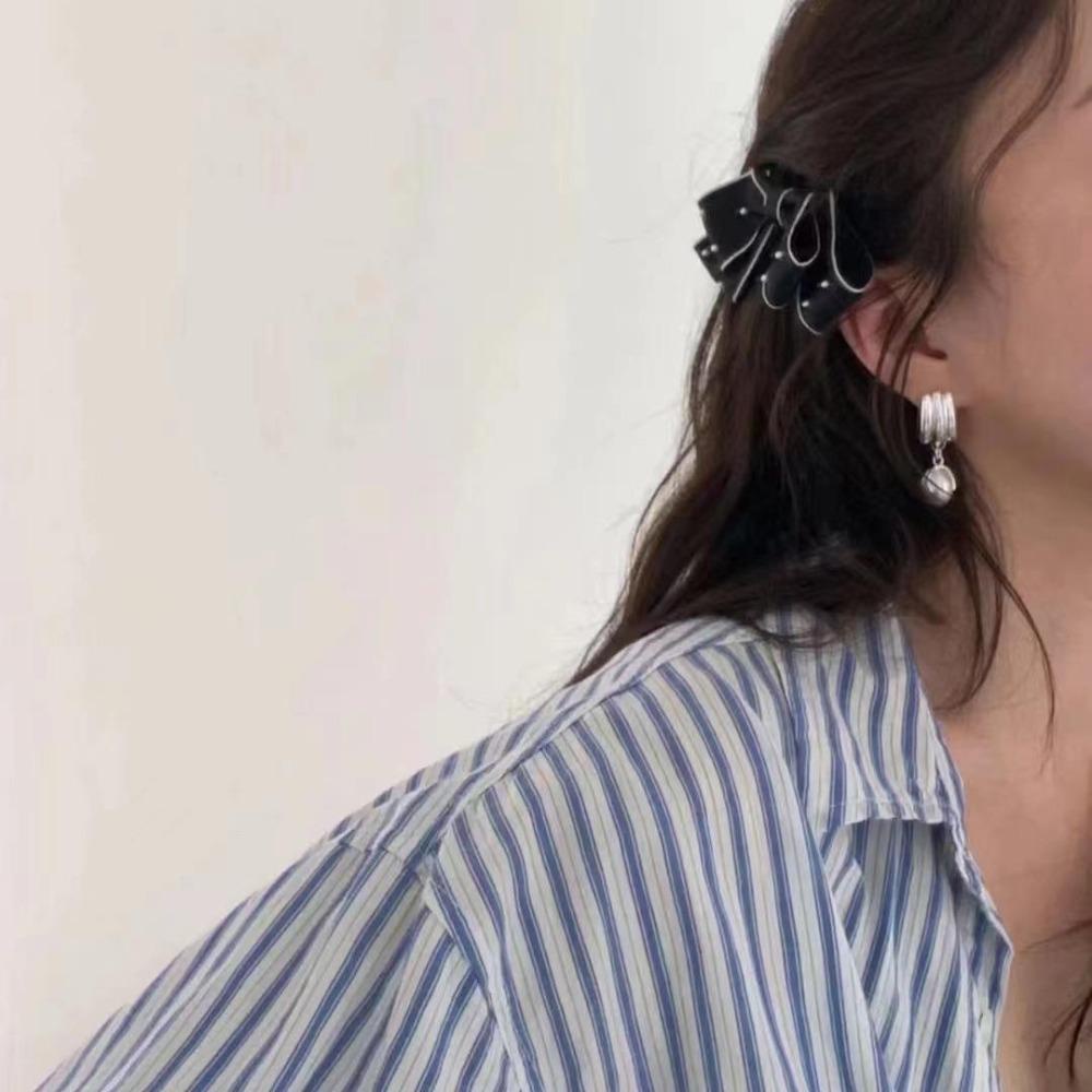 Kẹp Tóc Vải Hình Nơ Phong Cách Lolita Dễ Thương