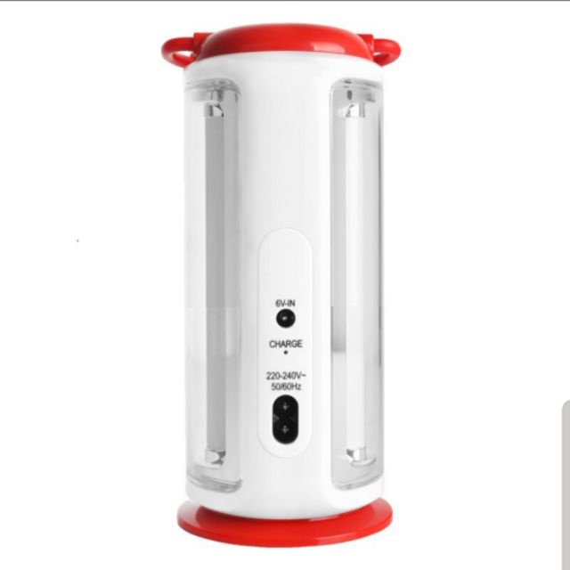 Đèn tích điện LED xách tay chiếu 360 độ pin siêu trâu kèm đèn pin