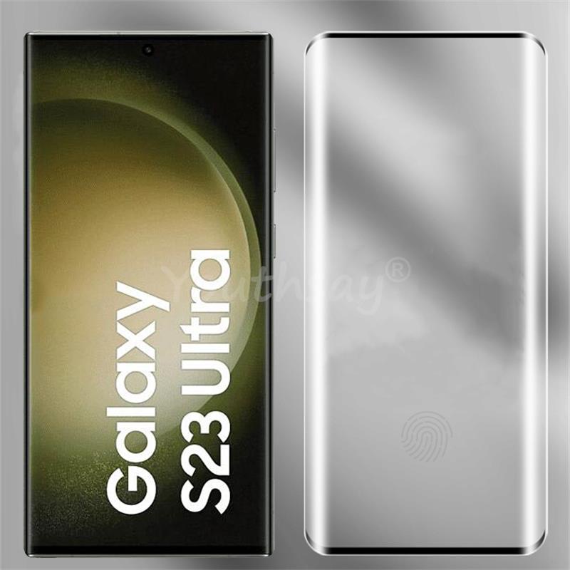 Kính Cường Lực Cong 3D Bảo Vệ Ống Kính Máy Ảnh Cho Samsung Galaxy S23 Ultra S23 Ultra S21 S22 S23 Ultra P8XA