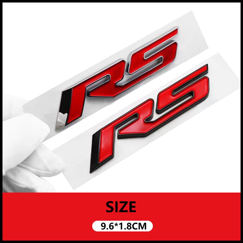 Miếng Dán Trang Trí Đuôi Xe Hơi Chevrolet Trax Cruze Malibu Captiva Explorer Aveo RS Bằng ABS