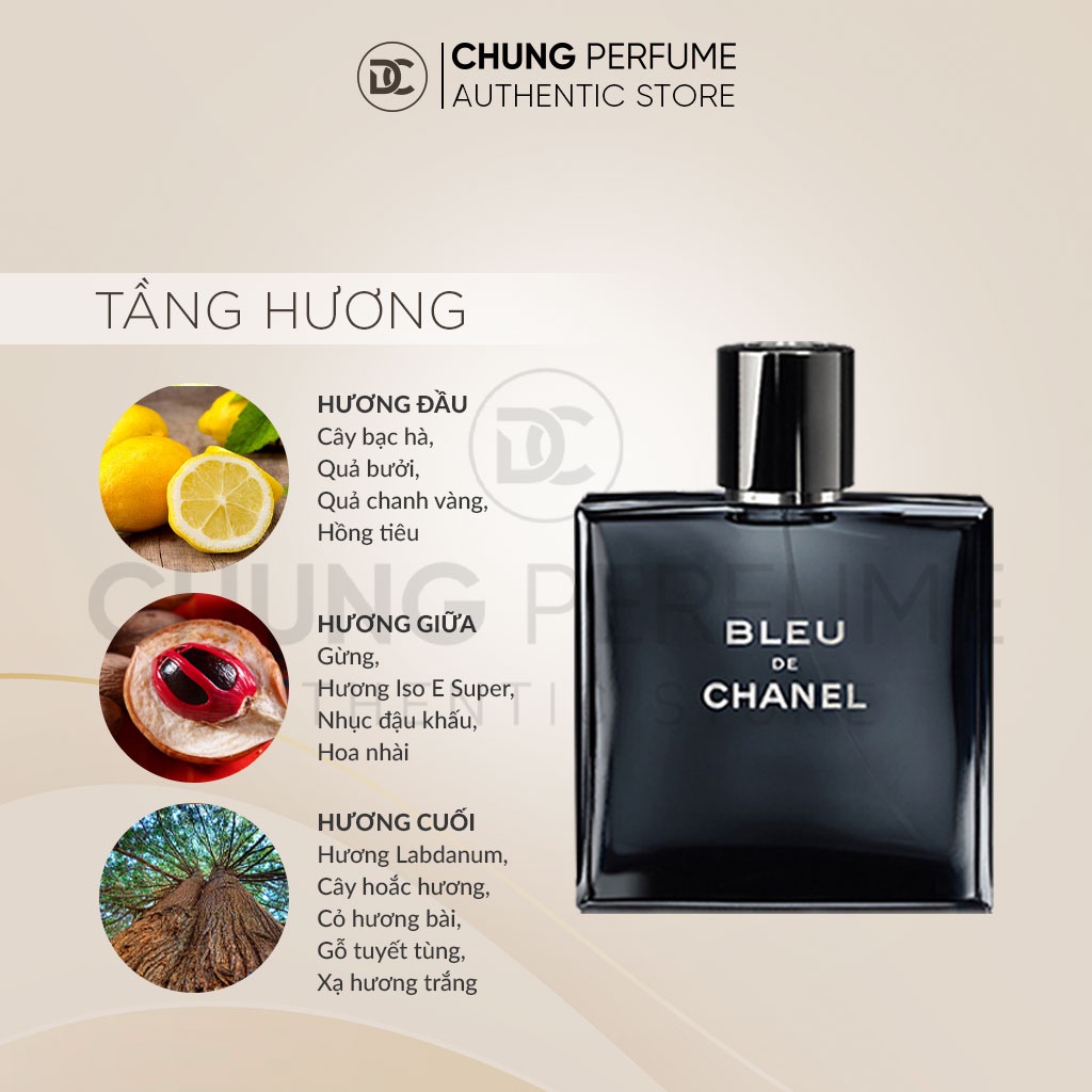 Nước Hoa Nam 𝗕𝗹𝗲𝘂 𝗱𝗲 𝗘𝗗𝗧 mẫu thử 2ml 5ml 10ml
