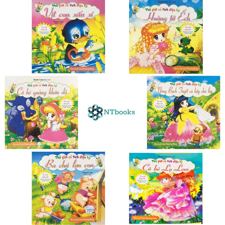 Sách - Trọn bộ 6 cuốn Thế Giới cổ tích Diệu Kỳ - Truyện tranh