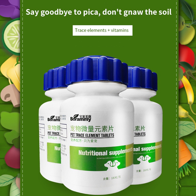 Viên khoáng chất- bổ sung khoáng chât cho chó mèo- trị chó mèo ăn bậy-Boramy