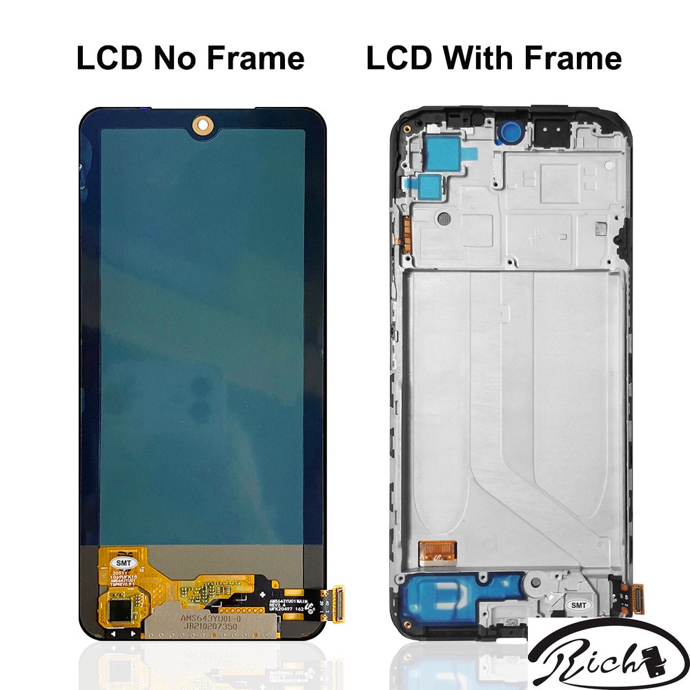 Màn Hình Cảm Ứng LCD Kèm Khung Cho Xiaomi Redmi Note 10 4G M2101K7AG Note 10S M2101K7AG M2101K7A
