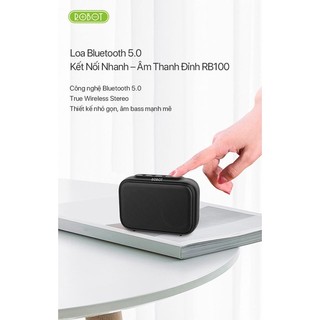 Loa bluetooth mini 5.0 robot rb100