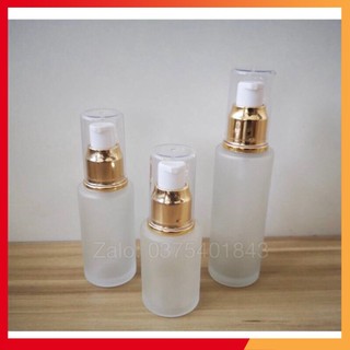 Chai xịt giọt bằng thuỷ tinh mờ