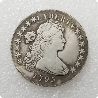 1795 Year US Liberty Bust Silver Dollar - Đồng xu bạc mỹ năm 1795 lưu niệm phong thủy