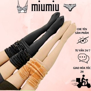 Quần tất lót lông 2 màu da đen siêu ấm cho nữ m1443