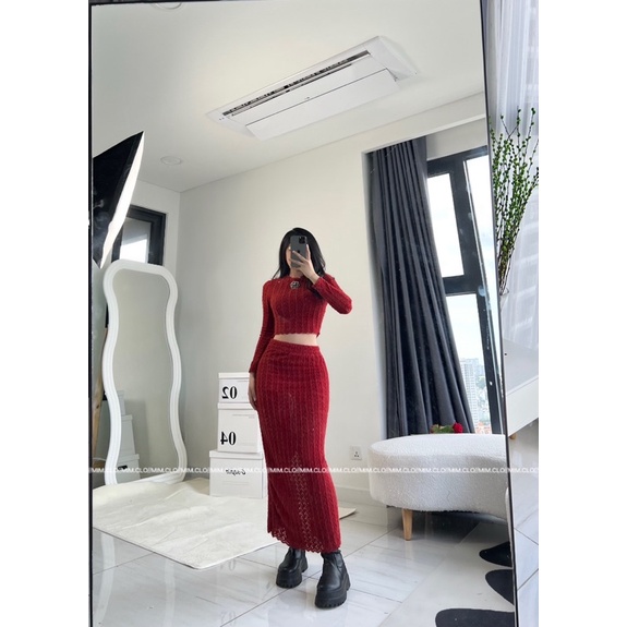 SET DÀI TAY HOA REN CAO CẤP - MIM