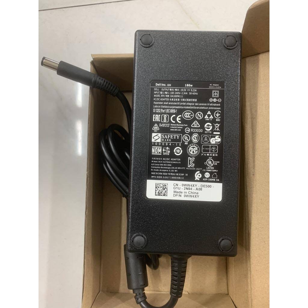 Sạc Dell Precison- Máy Trạm Dell - Sạc Dell 180w 9.23A - Sạc Dell M4700, M4800, 7510, 7520,....