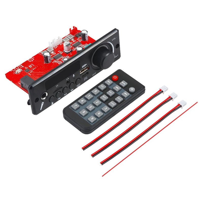 Bộ Khuếch Đại Âm Thanh 80W Bluetooth 5.0 MP3 12V MP3 USB FM Chuyên Dụng Cho Xe Hơi