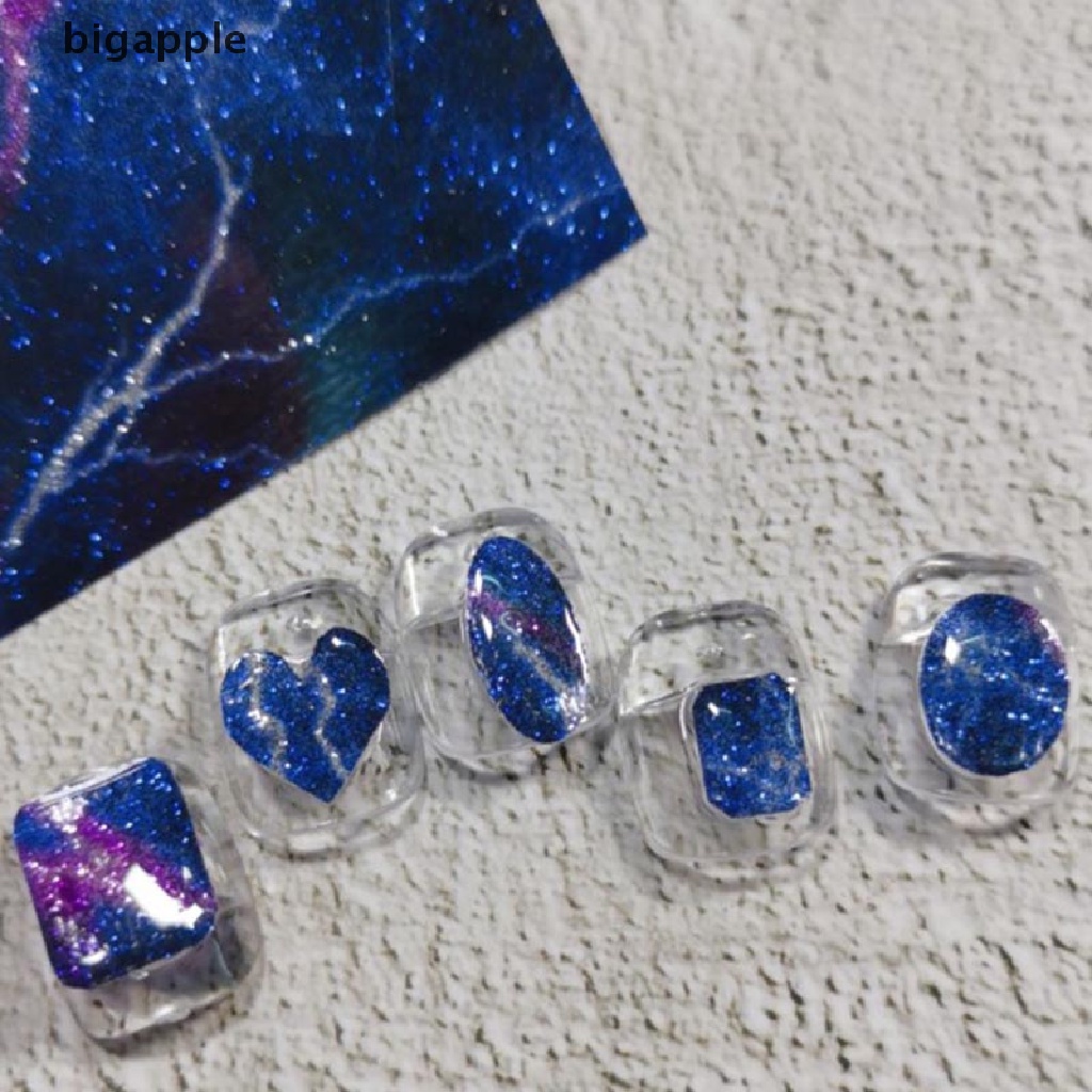 1 Tờ Đề Can Dán Móng Tay Nghệ Thuật Màu Laser