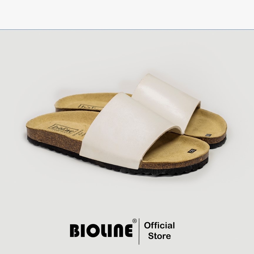 Mã PU05 - Dép công sở Birken Đế Trấu BIOLINE Official Unisex Nam nữ Quai Nguyên Tấm Da PU Cao Cấp