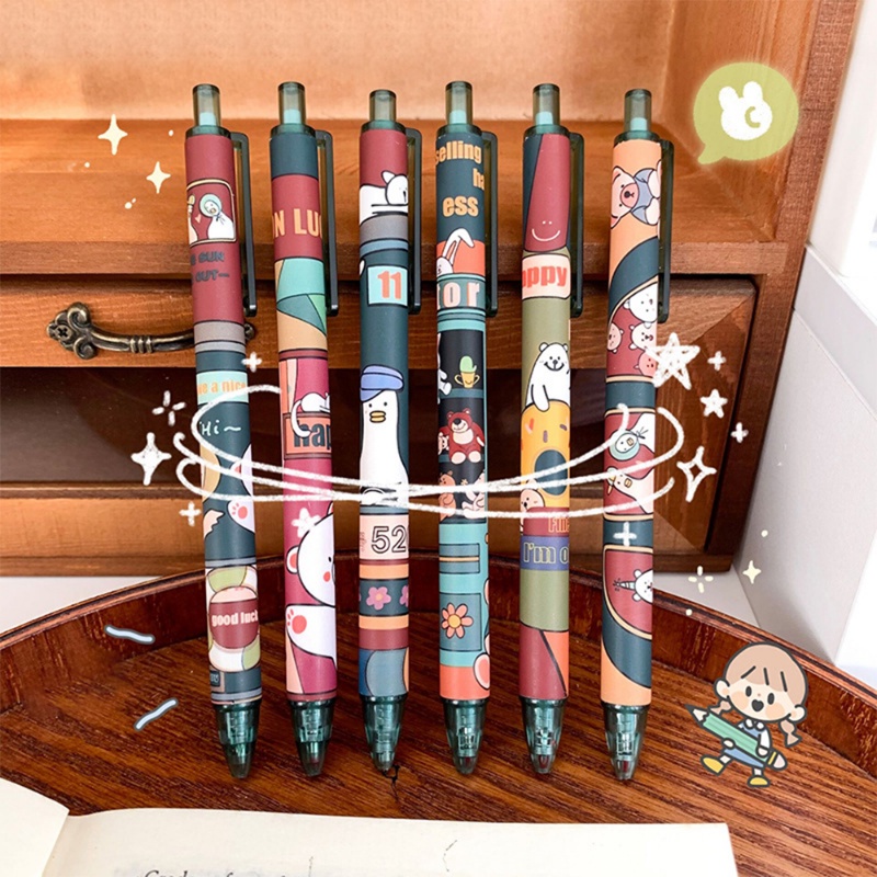 [Đặc trưng] Bút Đánh Dấu Họa Tiết Hoạt Hình Dễ Thương Dành Cho Học Sinh