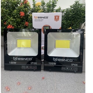 Đèn pha LED COB 100w đủ công suất chống nước ip66 sáng trắng - vàng, BH đổi mới trong vòng 12 tháng