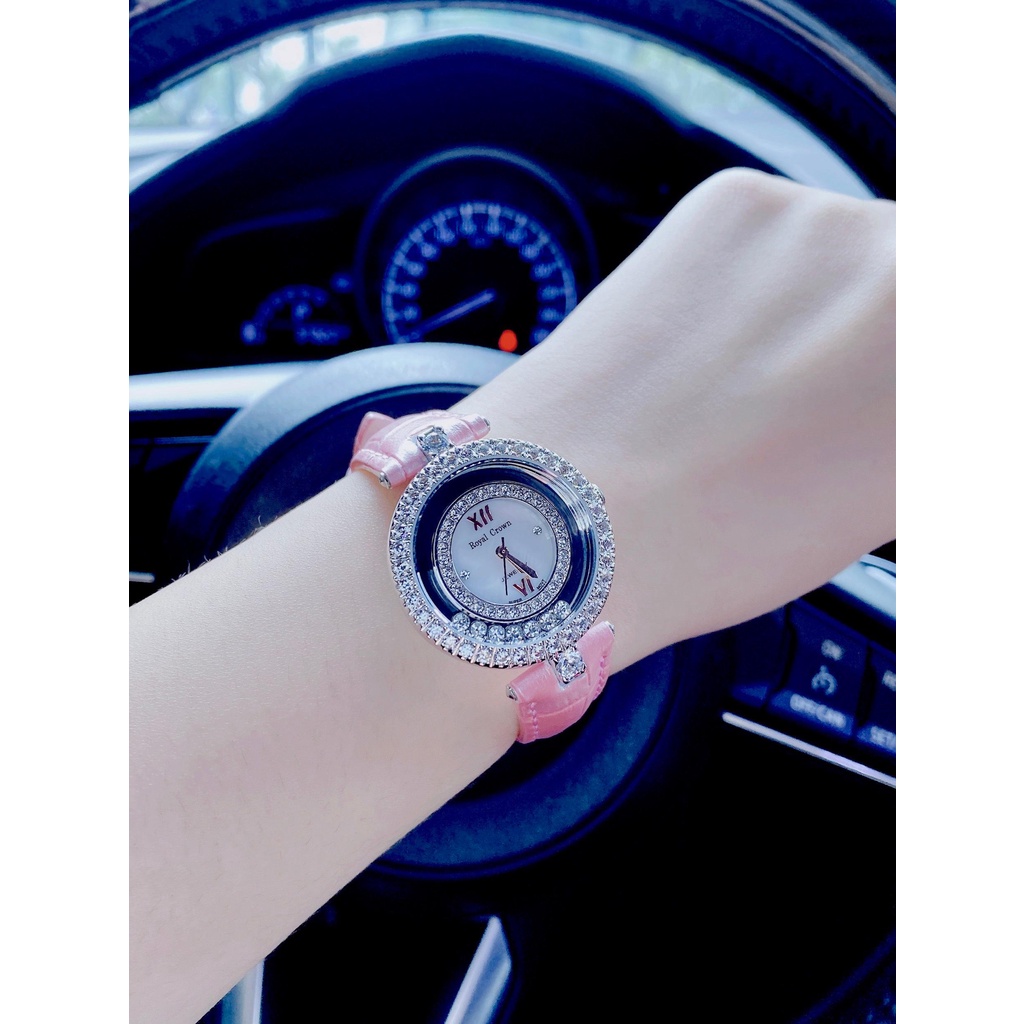 Đồng hồ nữ ROYAL CROWN 3628 Fullbox