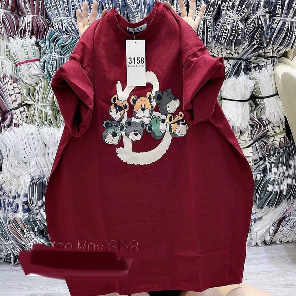 Áo phông Unisex chất liệu cottong thoáng mát đủ size 45 đến 75kg