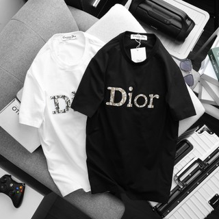 Áo Thun Unisex Di.o.r thêu logo sắc nét
